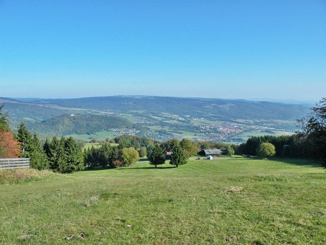 Kreuzberg Rhön - Blick nach Bischofsheim a.d. Rhön