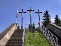 Kreuzigungsgruppe am Kreuzberg, oberhalb des Kloster Kreuzberg