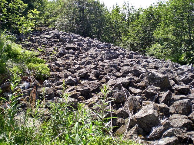 Basaltblockhalden am Kreuzberg in der Rhön