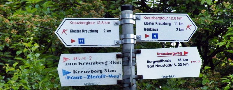 Wanderwege Kreuzberg Rhn