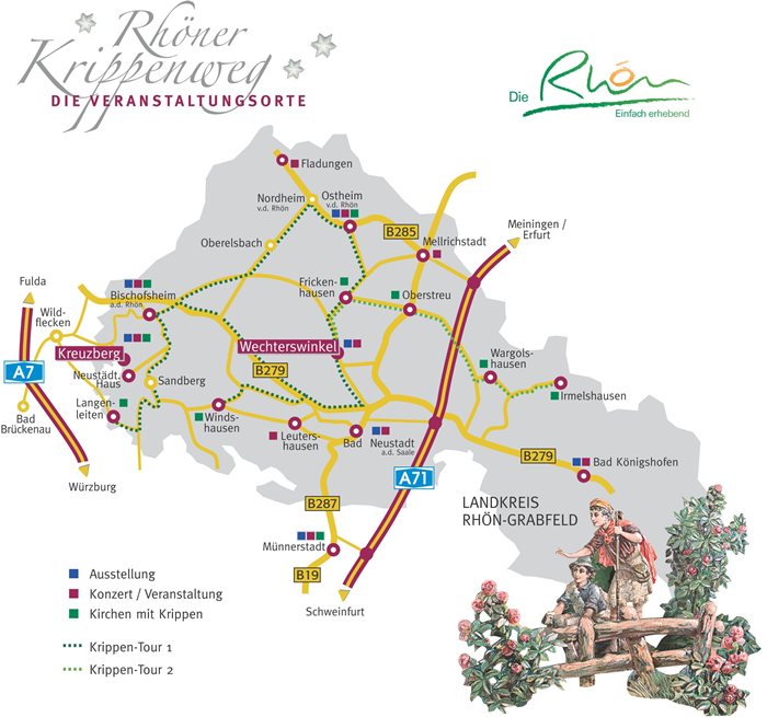 Rhöner Krippenweg - Weihnachten in der Rhön